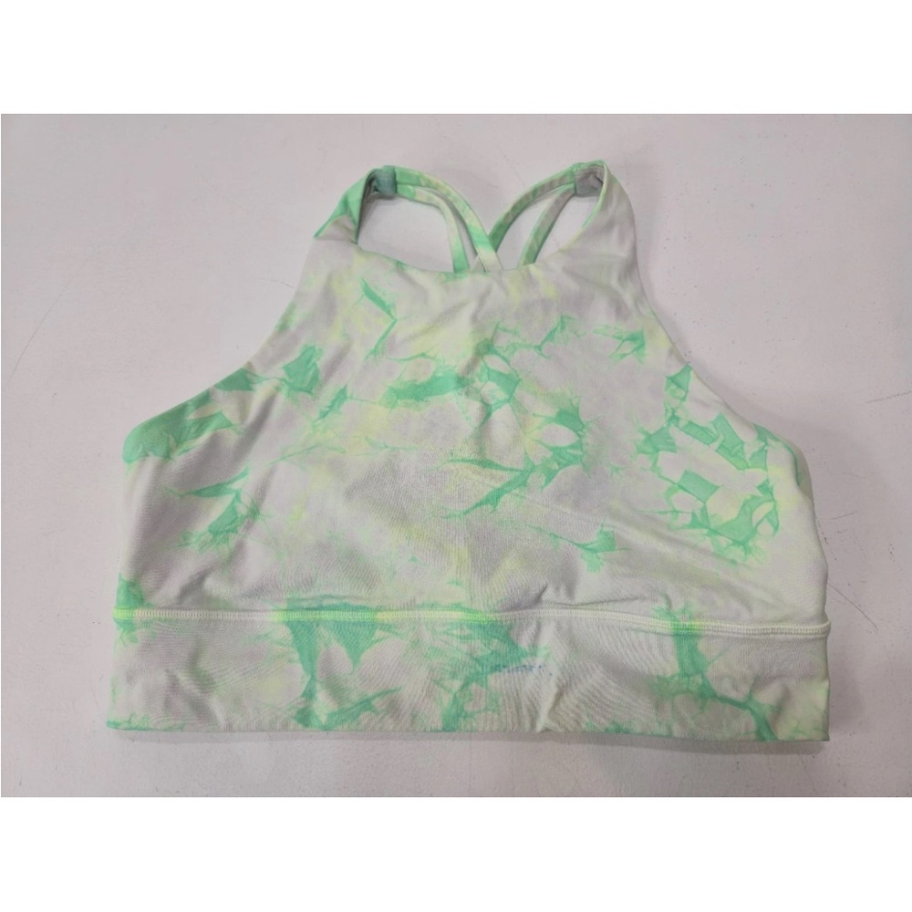 Lululemon Energy Bra High Neck Long Line Shibori *Medium Support B-D Size 12